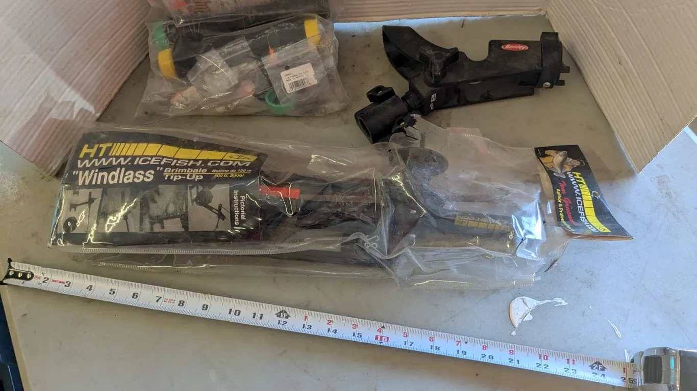 *OFFSITE* Fishing Lures, (2) Rod Holders