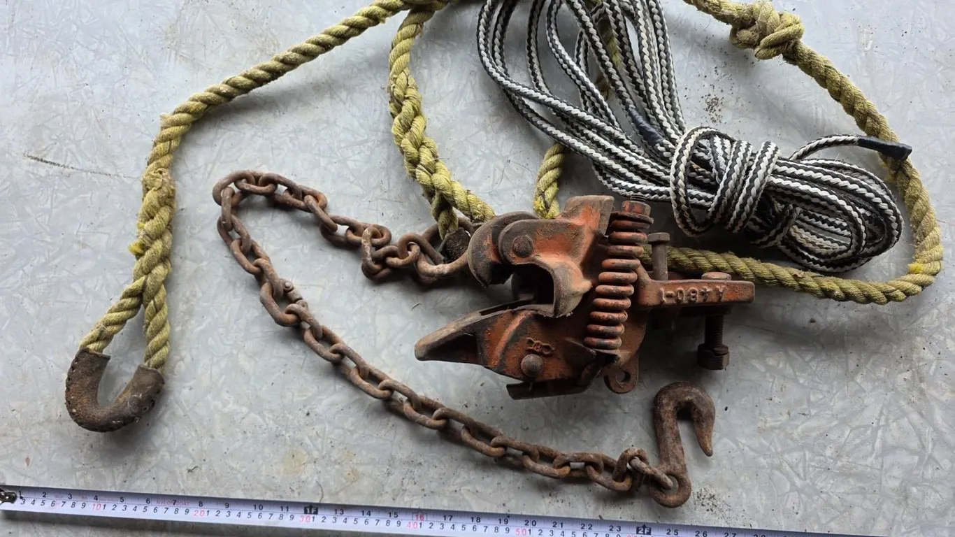 Pinel hitch with rope