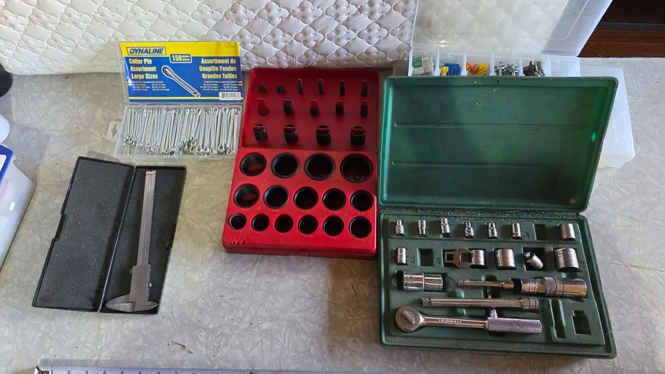 Socket Set & Hardware Lot