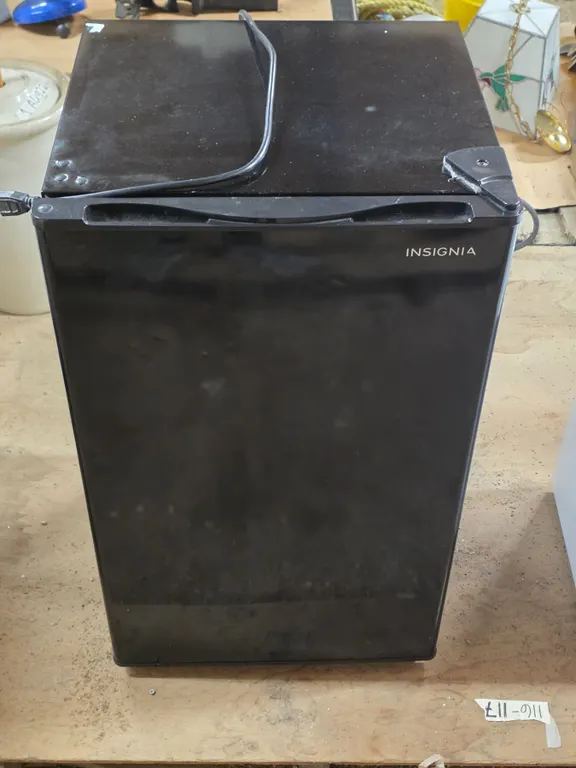 Insignia mini fridge- 19" by 18" by 32"H