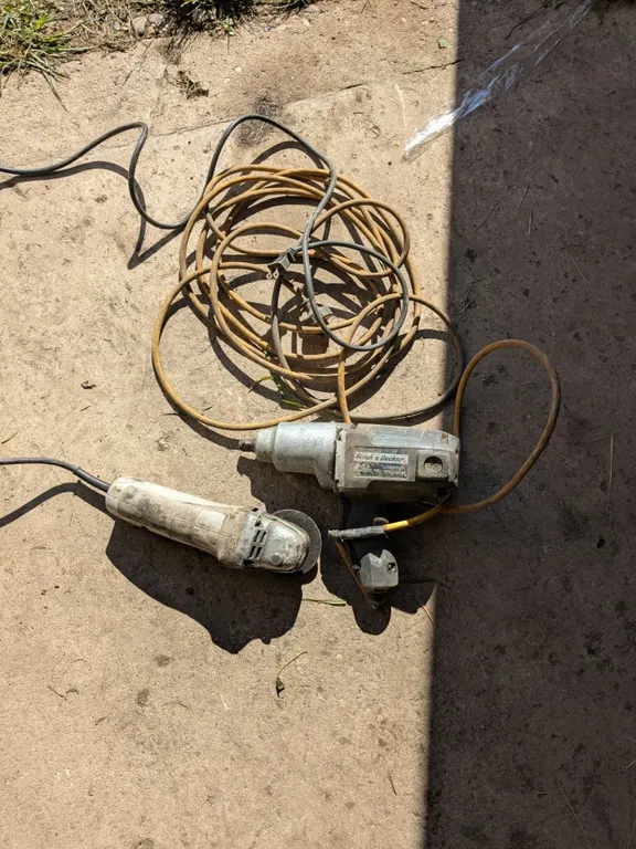 Corded Electric ½” Impact & 4.5” Angle Grinder