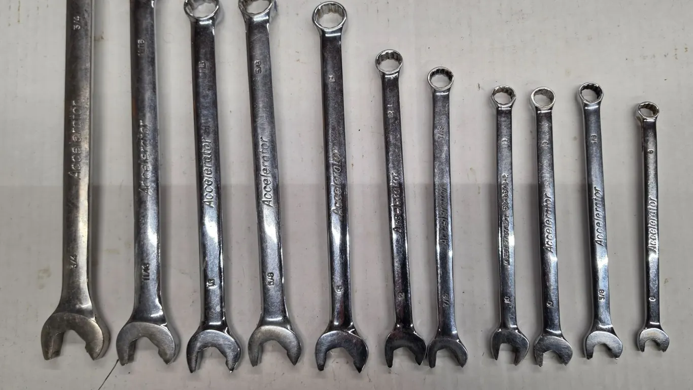 (11) Accelerator 12-point Wrenches, Assorted Sizes