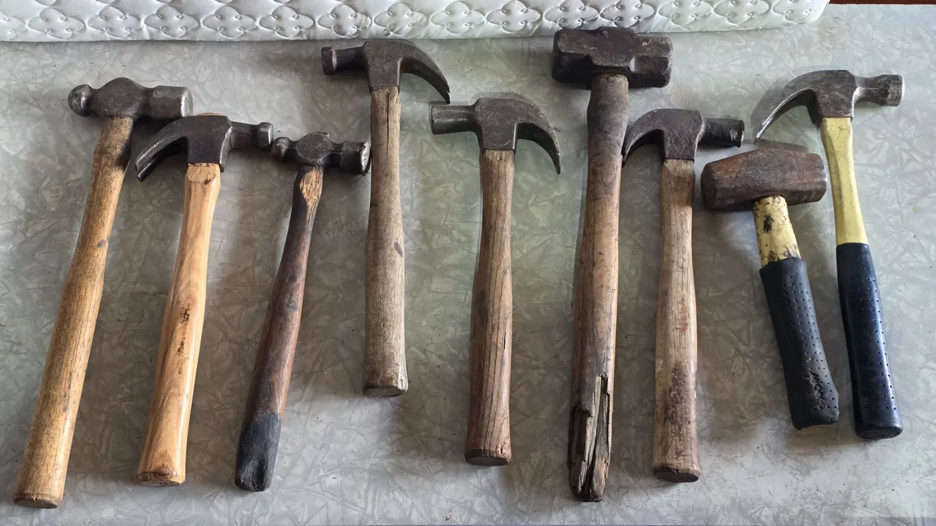 Assorted Hammer Lot inc. Ball Peen, Sledge, etc.