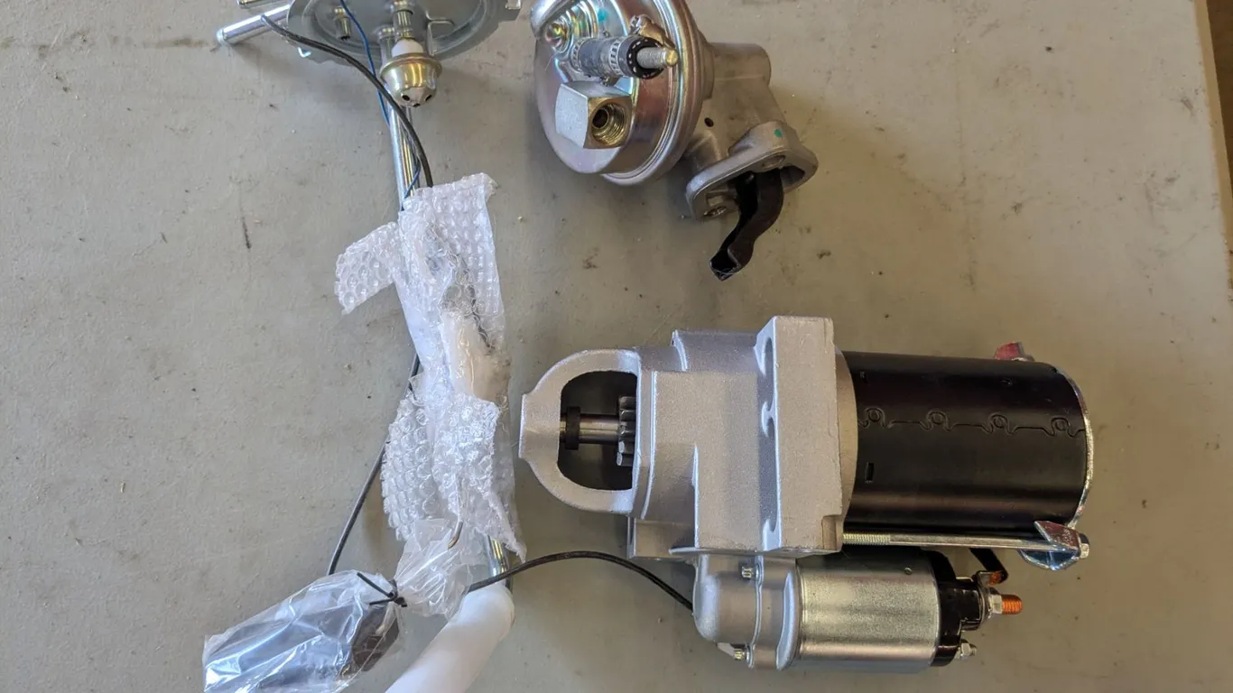 *OFFSITE* New Vehicle Parts: Starter, Fuel Pump, etc.