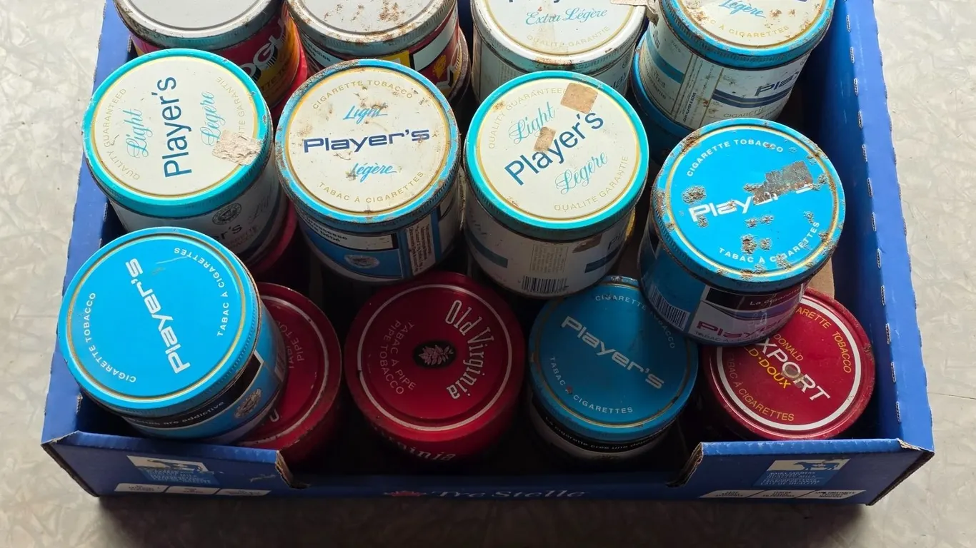 Vintage tobacco tins