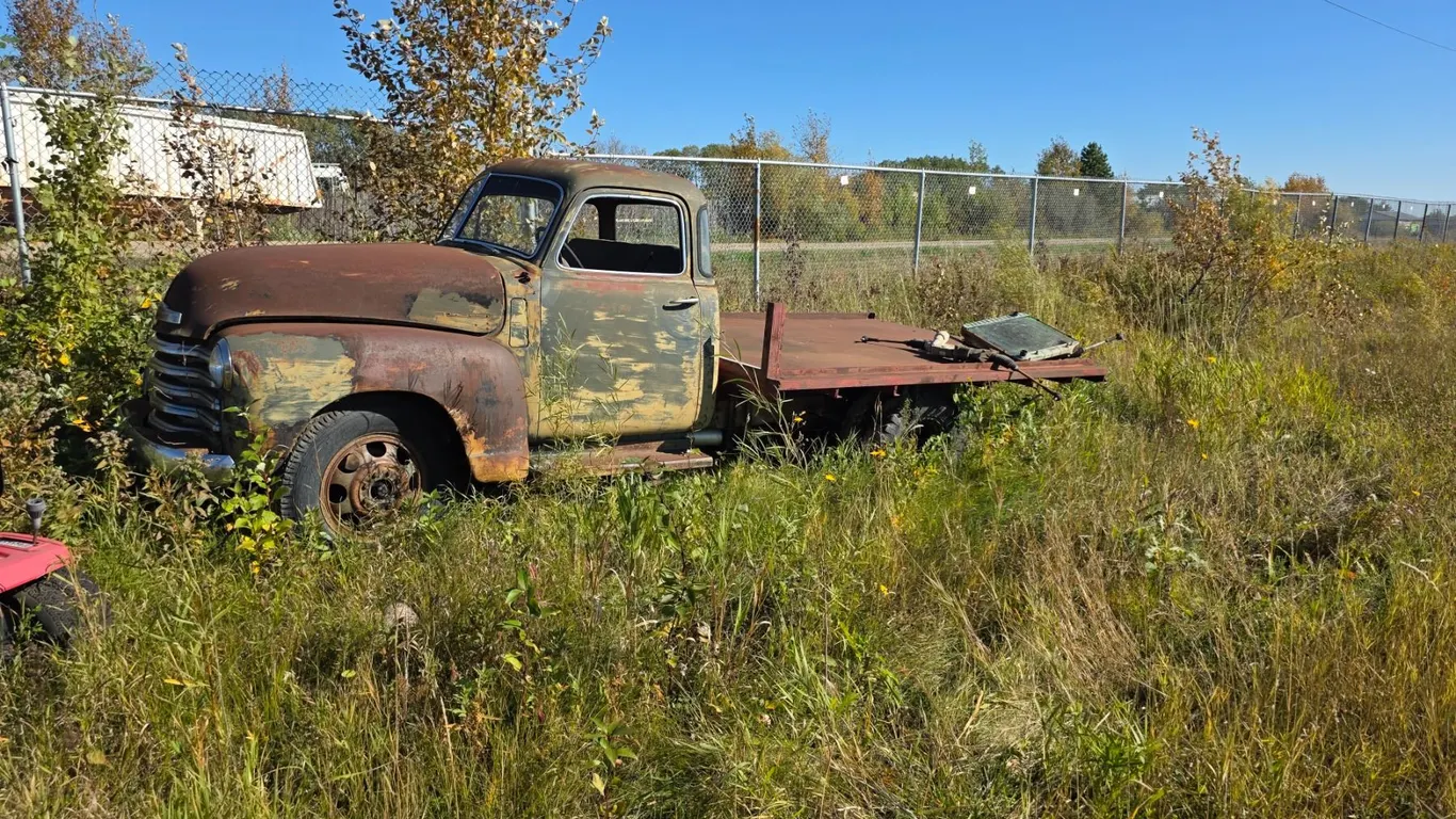 *OFFSITE* 1950's chevy pick up truck- as is- VIN:0143309799