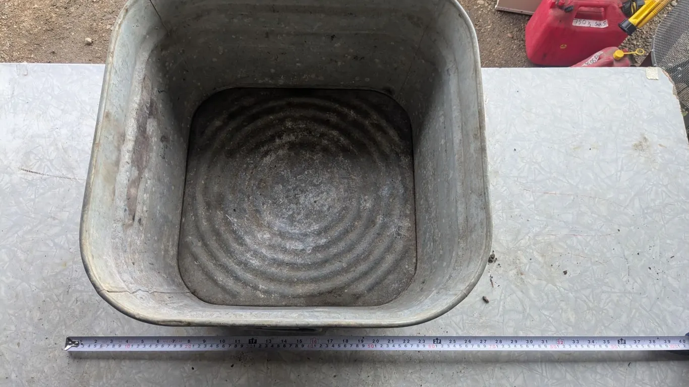Vintage Galvanized Washtub