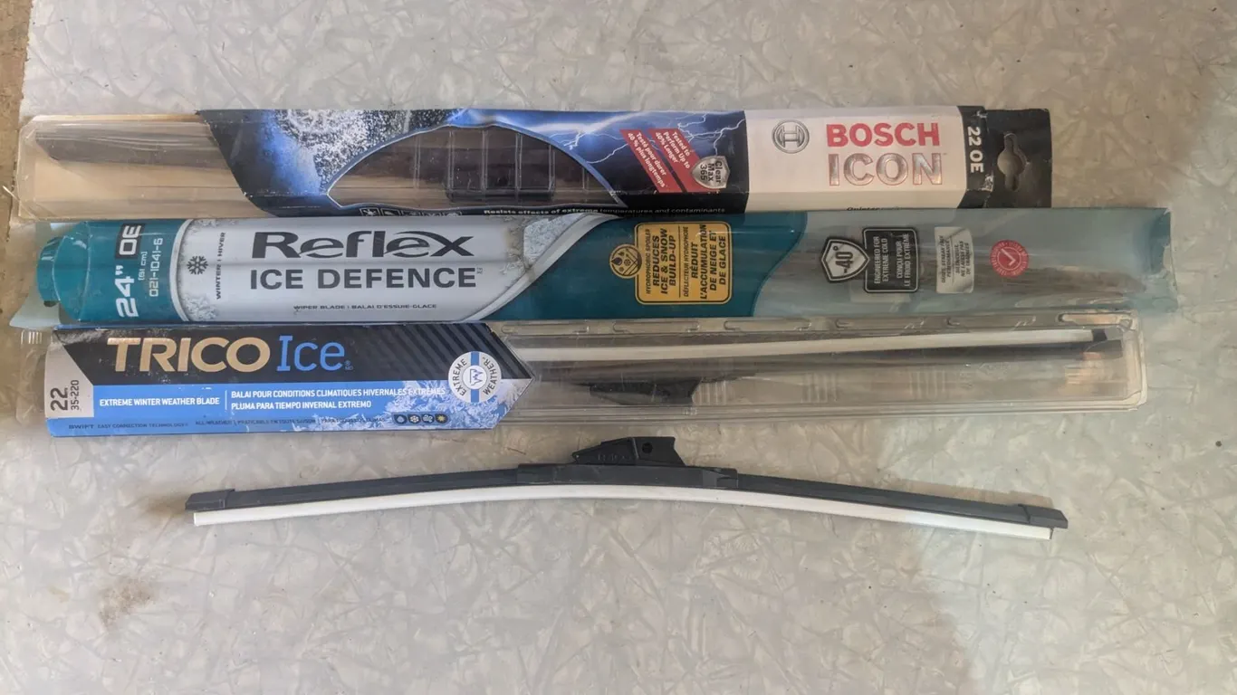 (4) New Windshield Wiper Blades – 22”x 2, 24”, 20”