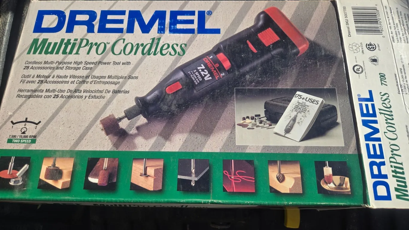 Cordless Dremel Tool in Box w/ Manual – Looks Unused