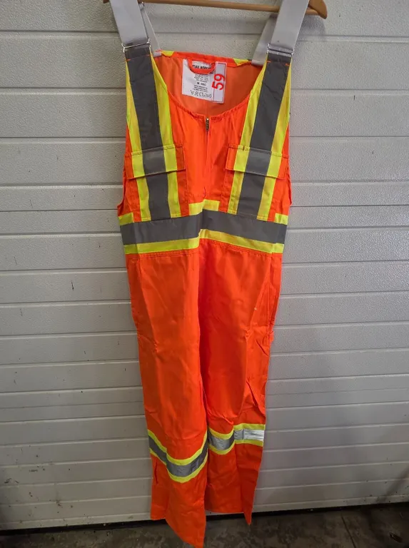 NEW High Visibility Orange Overalls – Medium