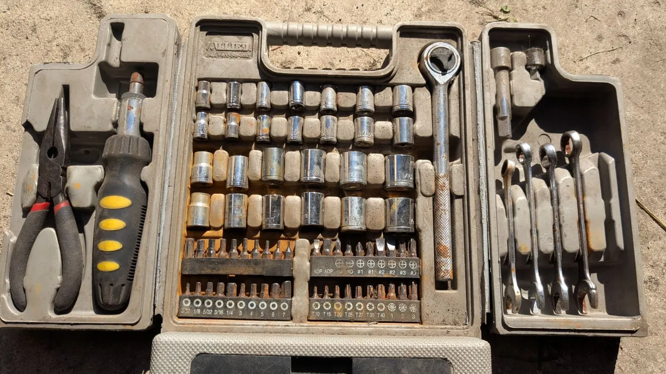 Allied socket and tool set- near complete