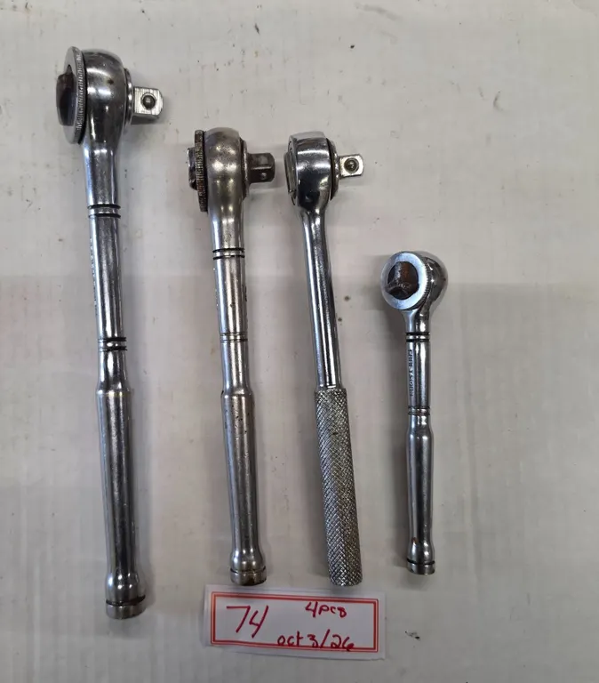 (4) Thumbwheel Drive Ratchets, ¼ ? ½