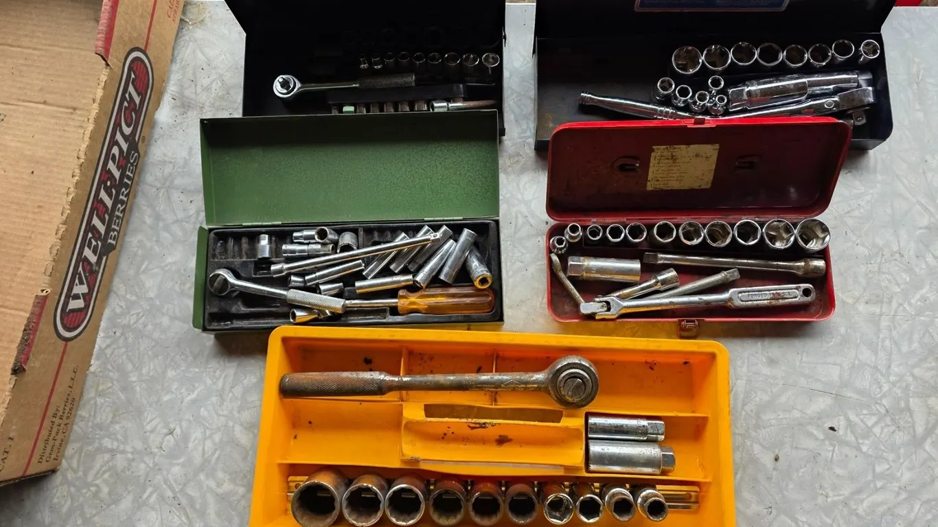 Various socket sets