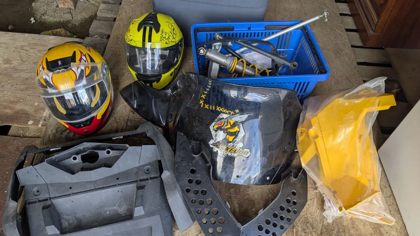 Skidoo Parts & Helmet