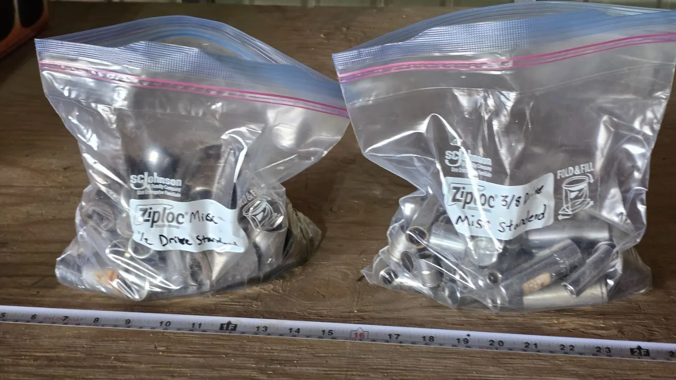 Various mixed sockets- 1/2 drive, 3/8 drive