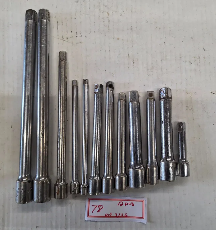 (12) Socket Extensions, Assorted Sizes