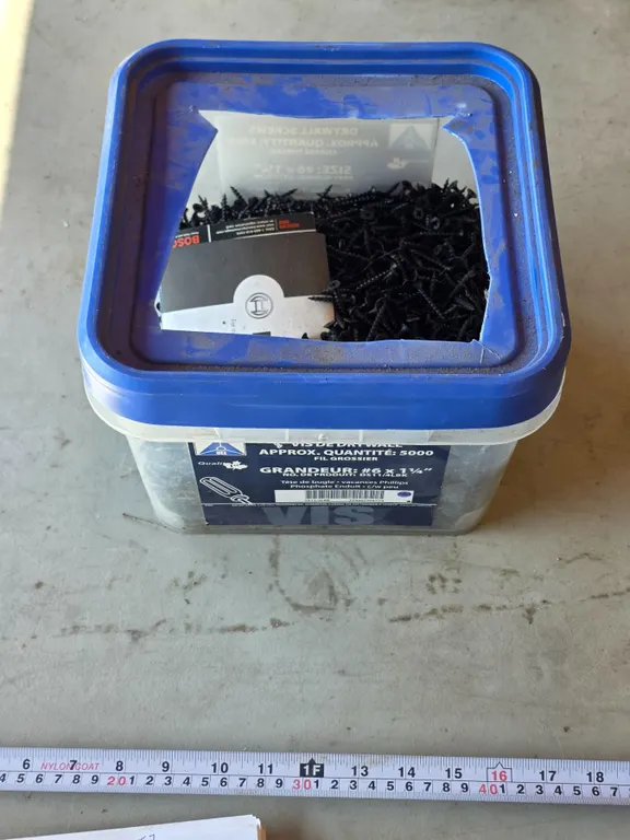 *OFFSITE* Bucket of Drywall Screws