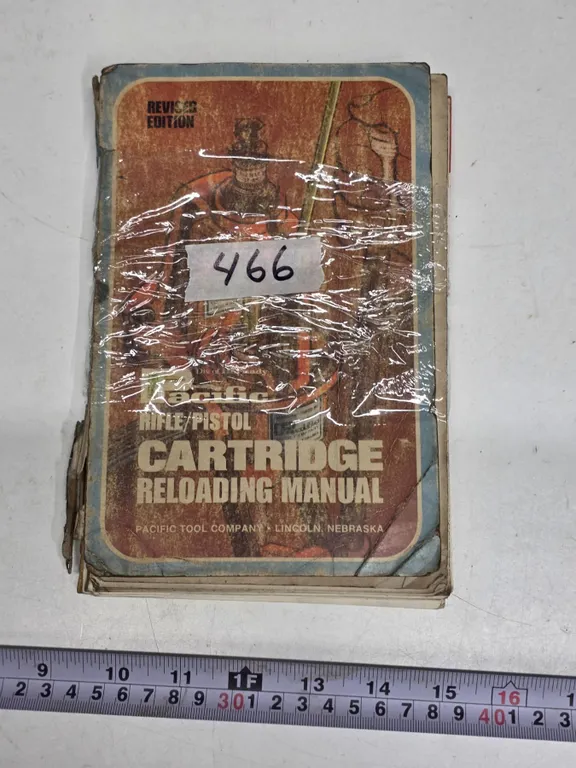 1971 Pacific Rifle/Pistol Cartridge Reloading Manual