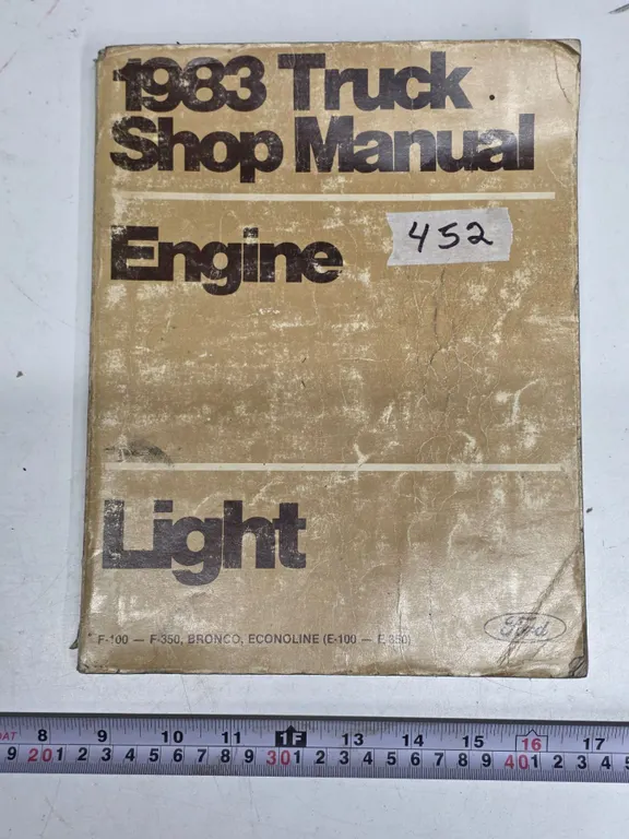 1983 Truck Shop Manual – Light Truck Engine