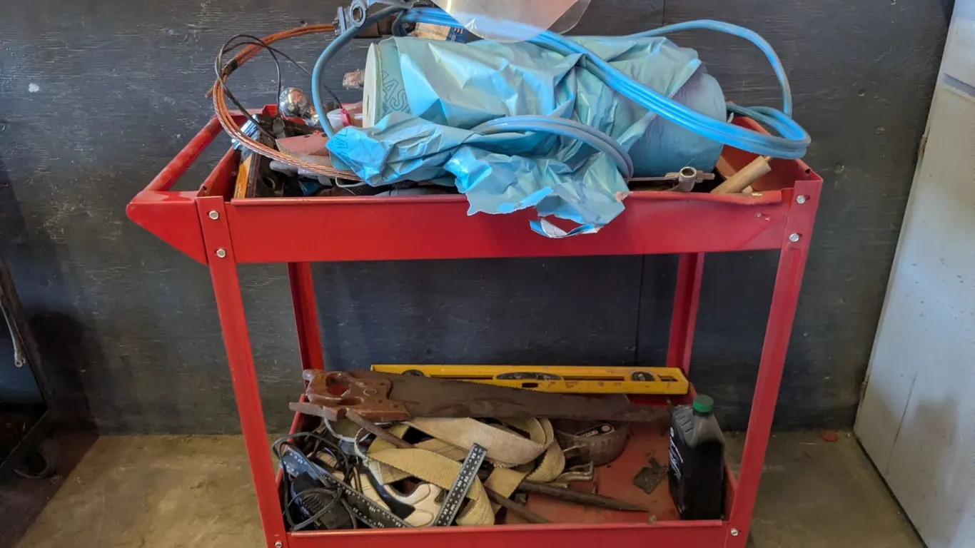 *OFFSITE* Tool Cart w/ Assorted Tools – 33”x 16”x 30”h