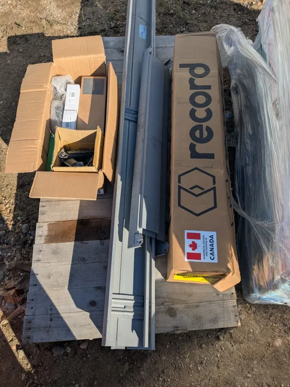 Steel Doorframe w/ Automatic Opener & Asst. Door Parts