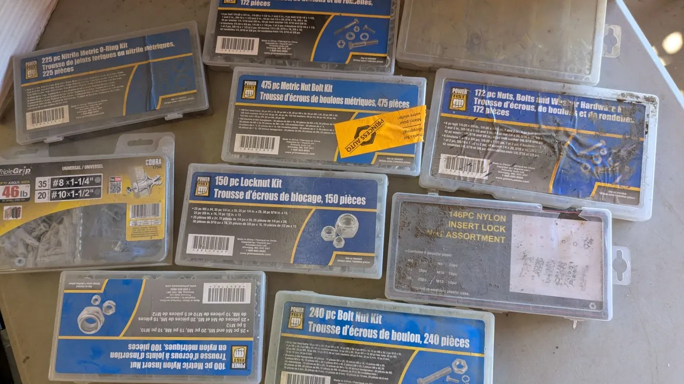 *OFFSITE* Lot of Assorted Hardware Kits