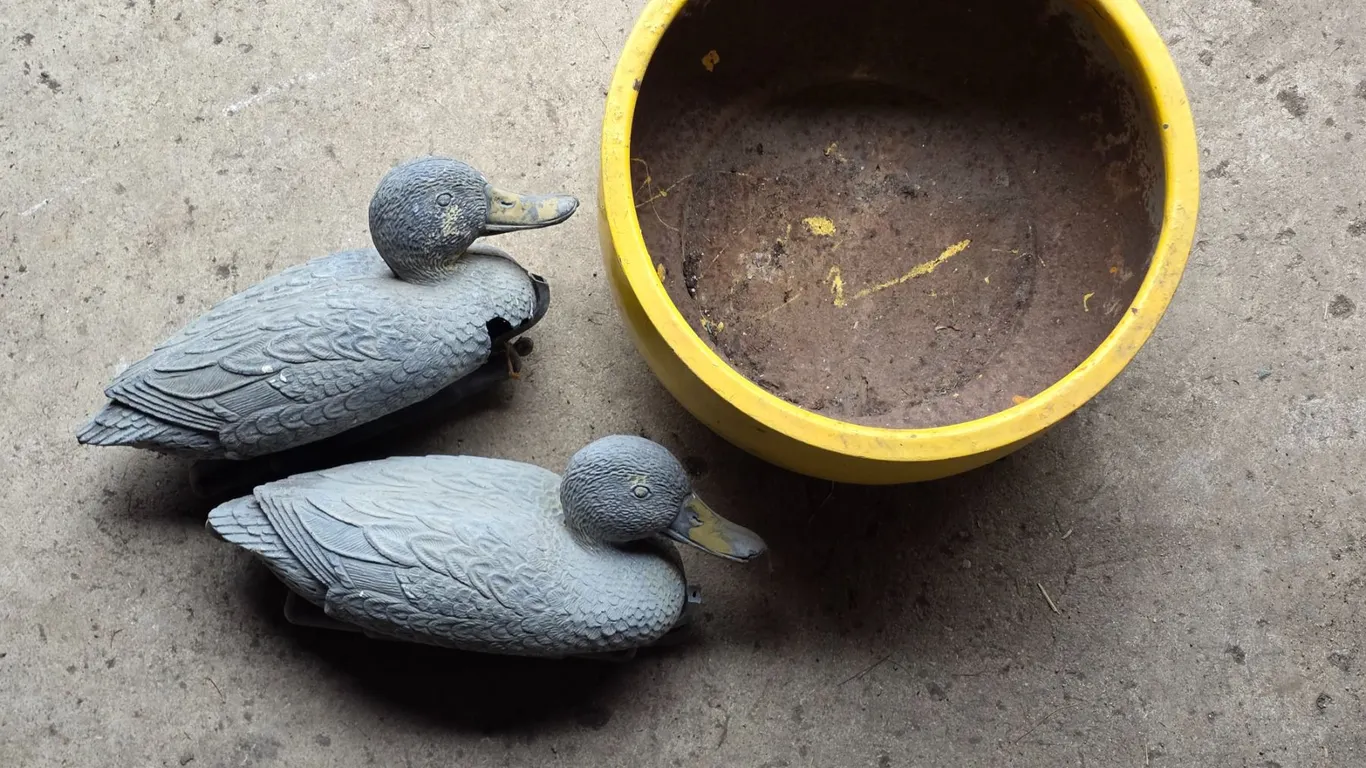 (2) Duck Decoys, Ceramic Planter