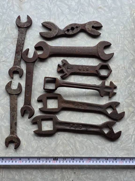 Antique wrenches- farm/ implement