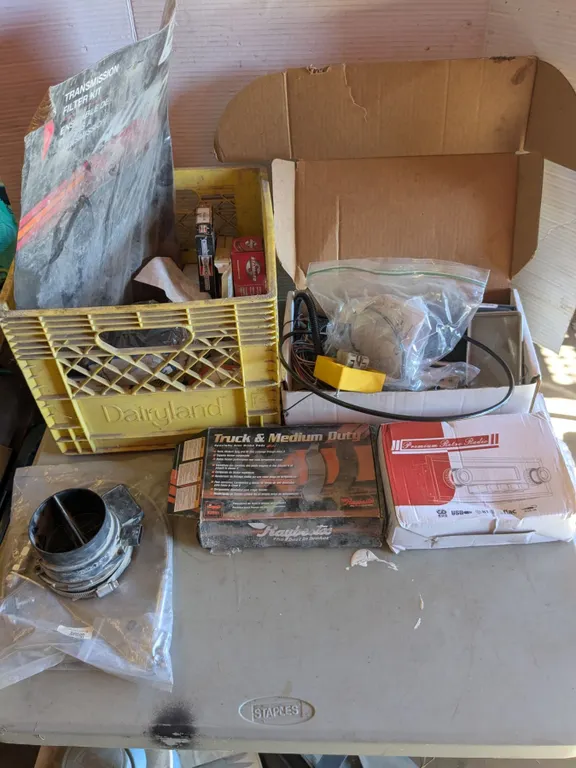 *OFFSITE* Crate of Assorted NEW Vehicle Parts