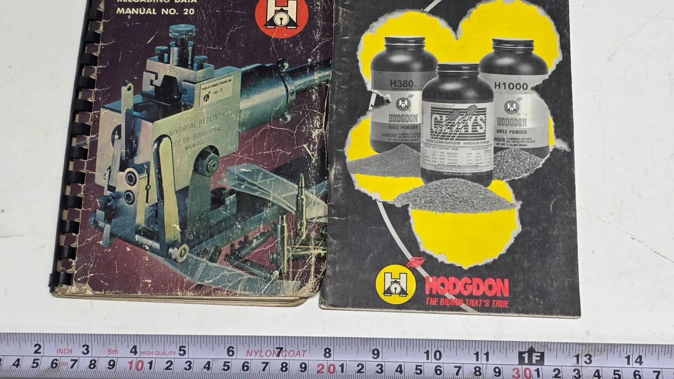 (2) Hodgdon Reloading Manuals
