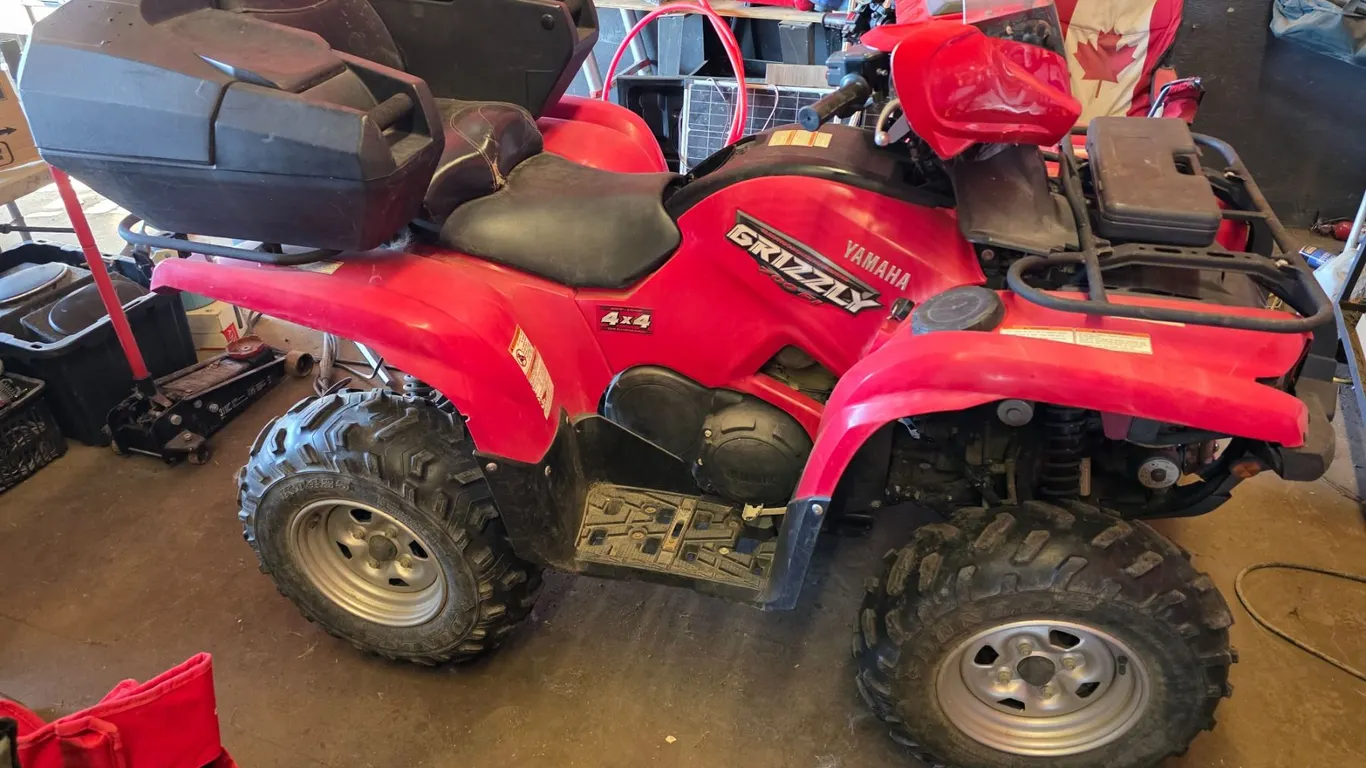 *OFFSITE* Yamaha Grizzly 4x4 quad- VIN: JY4AM13W08C004024