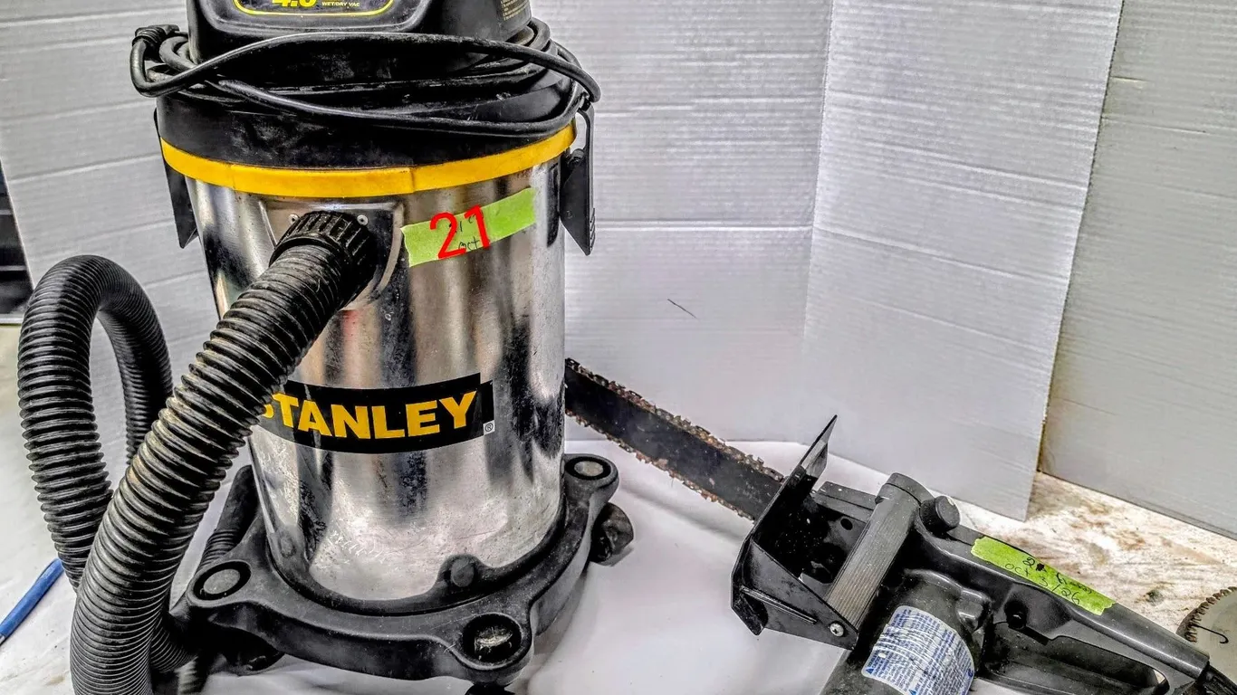 Mastercraft Electric Chainsaw, Stanley Shop Vac – Both Working