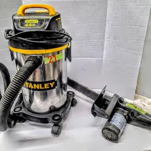 Mastercraft Electric Chainsaw, Stanley Shop Vac – Both Working