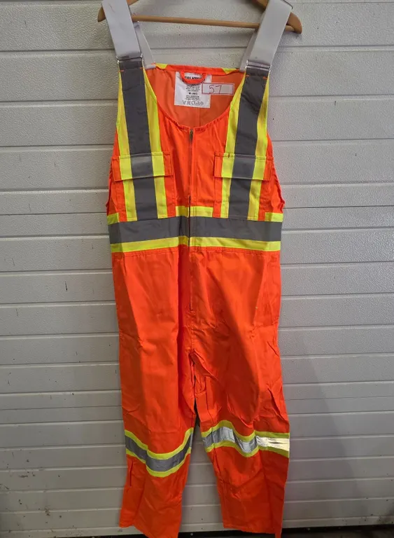 NEW High Visibility Orange Overalls – Medium