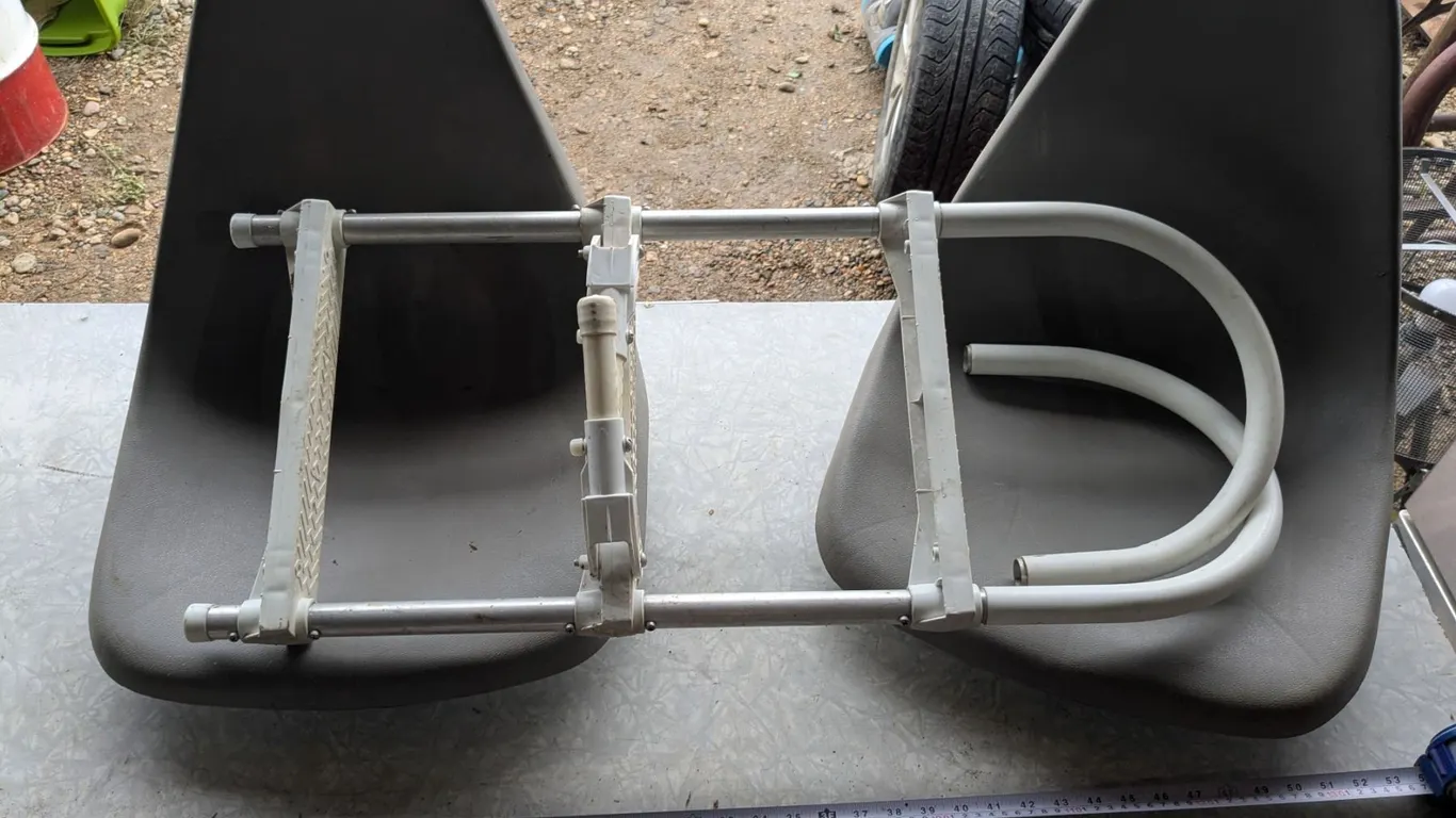 (2) Boat Seats, Boat Side Ladder