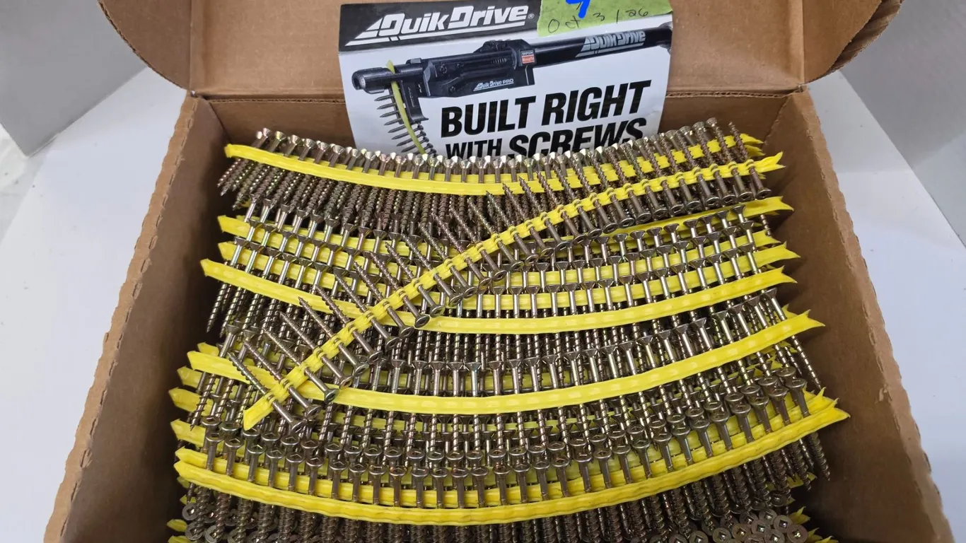 Full Box Quick Drive Screws 2” #8 Square Drive