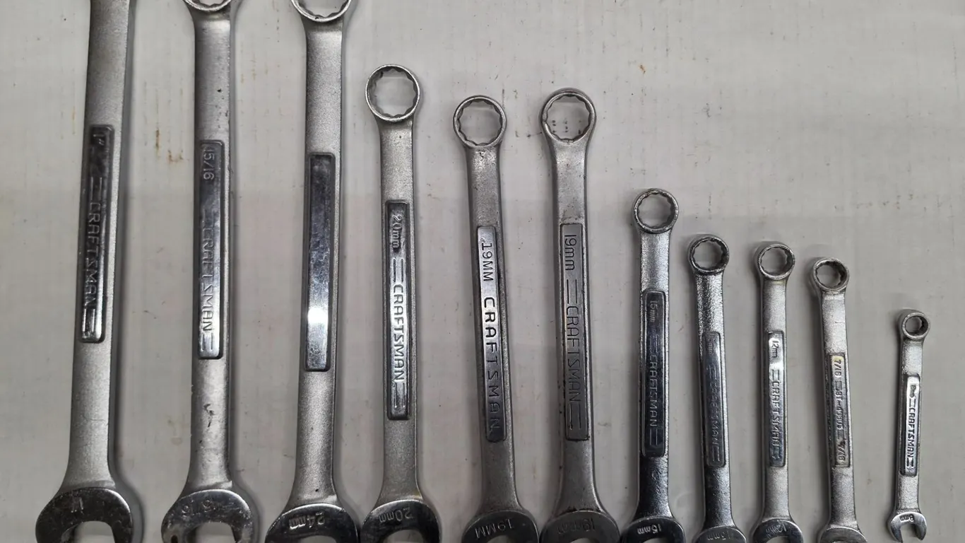 (11) Craftsman 12-Point Wrenches, Assorted Sizes