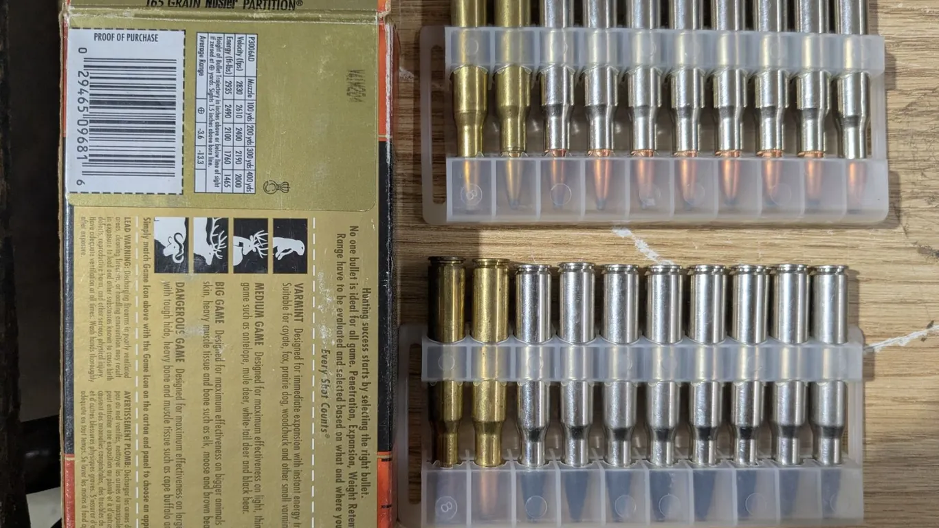 30-06 Mixed Ammunition inc. (8) Hollow Point **PAL REQUIRED