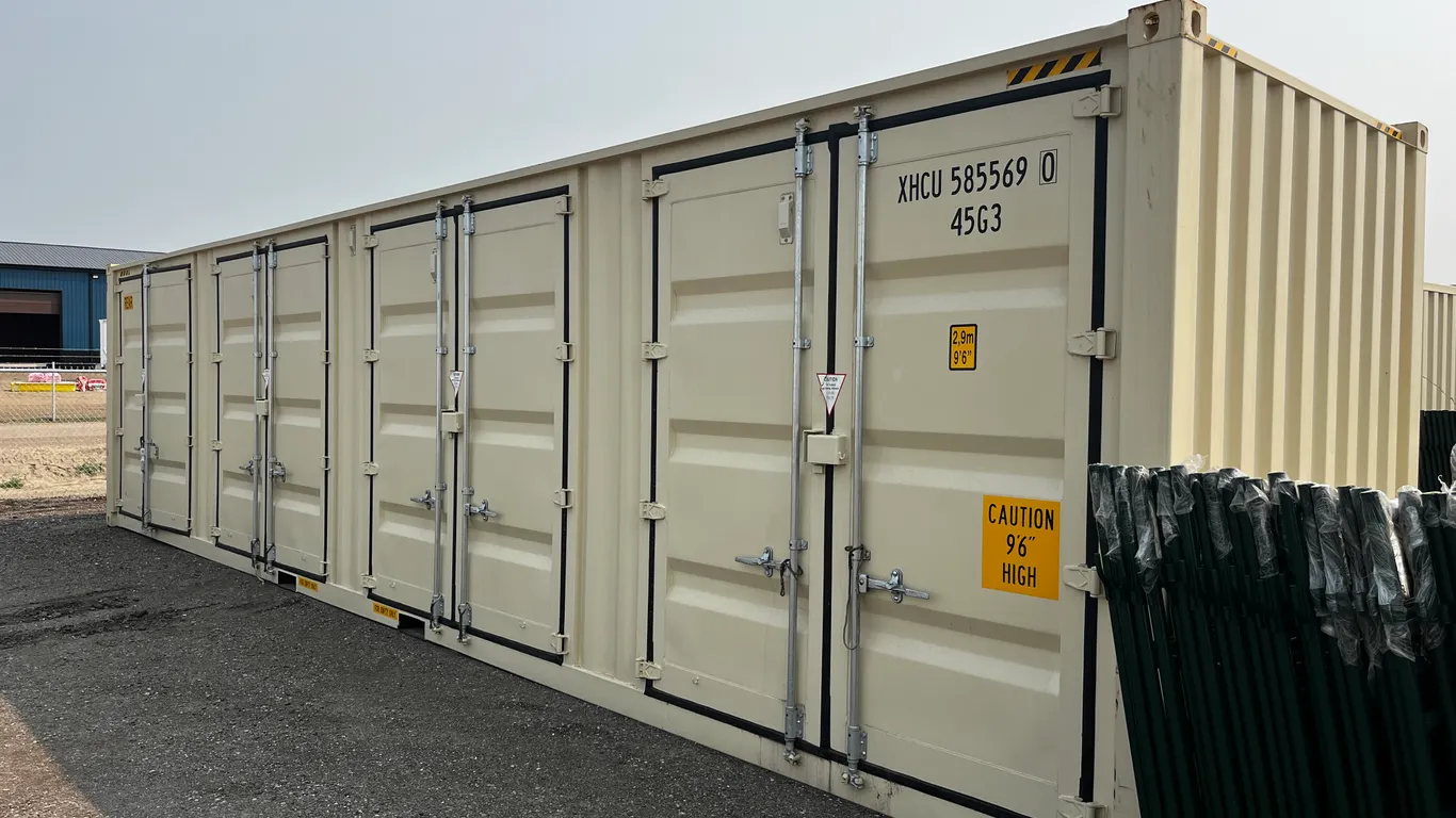 40' HC 5 Door Metal Sea Container (One time use)