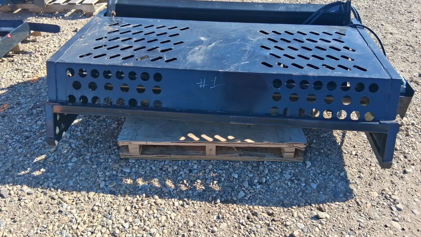 GIYI Hydraulic Skidsteer Rock Rake (Unused)