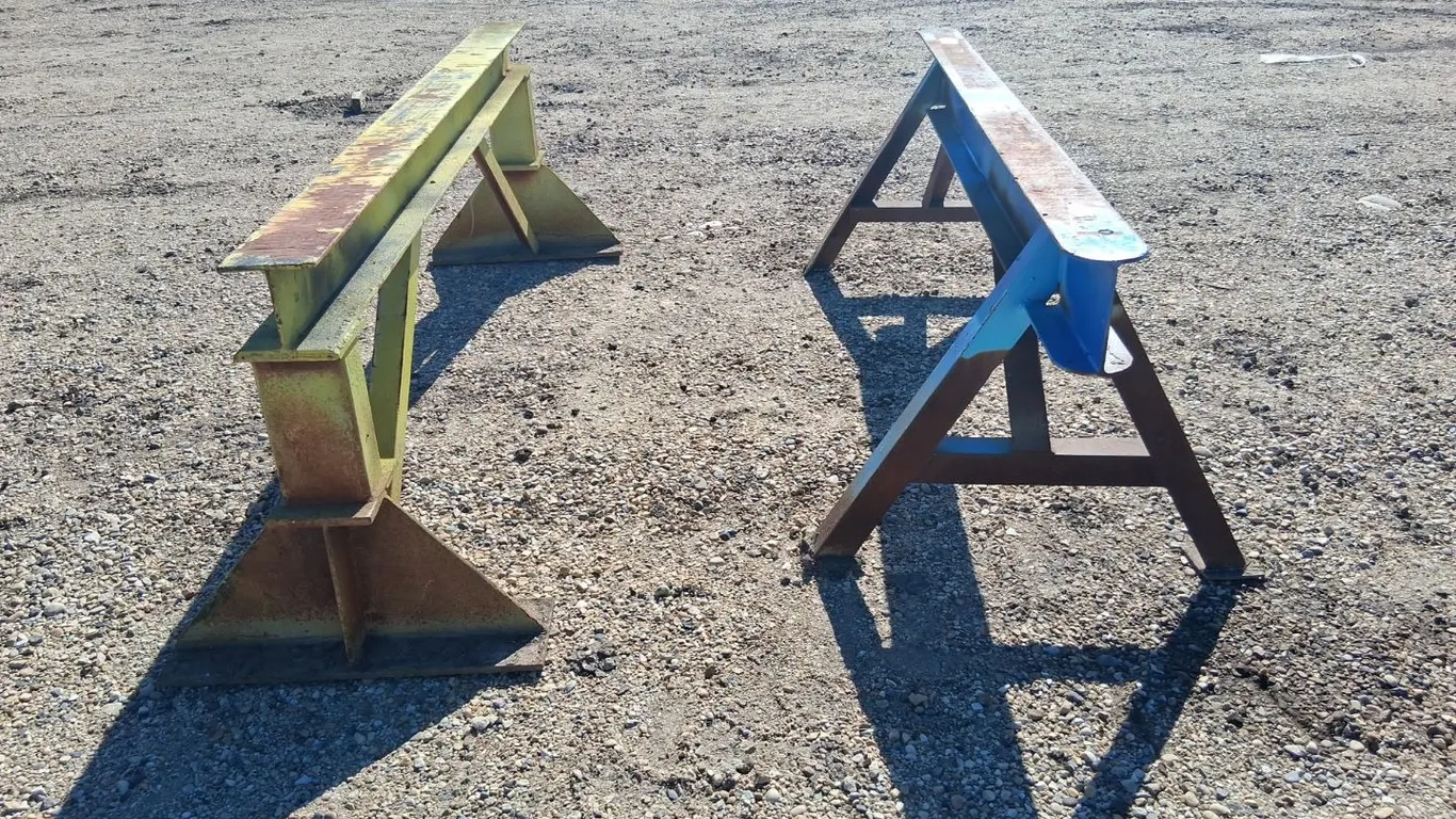 2- Steel Sawhorses