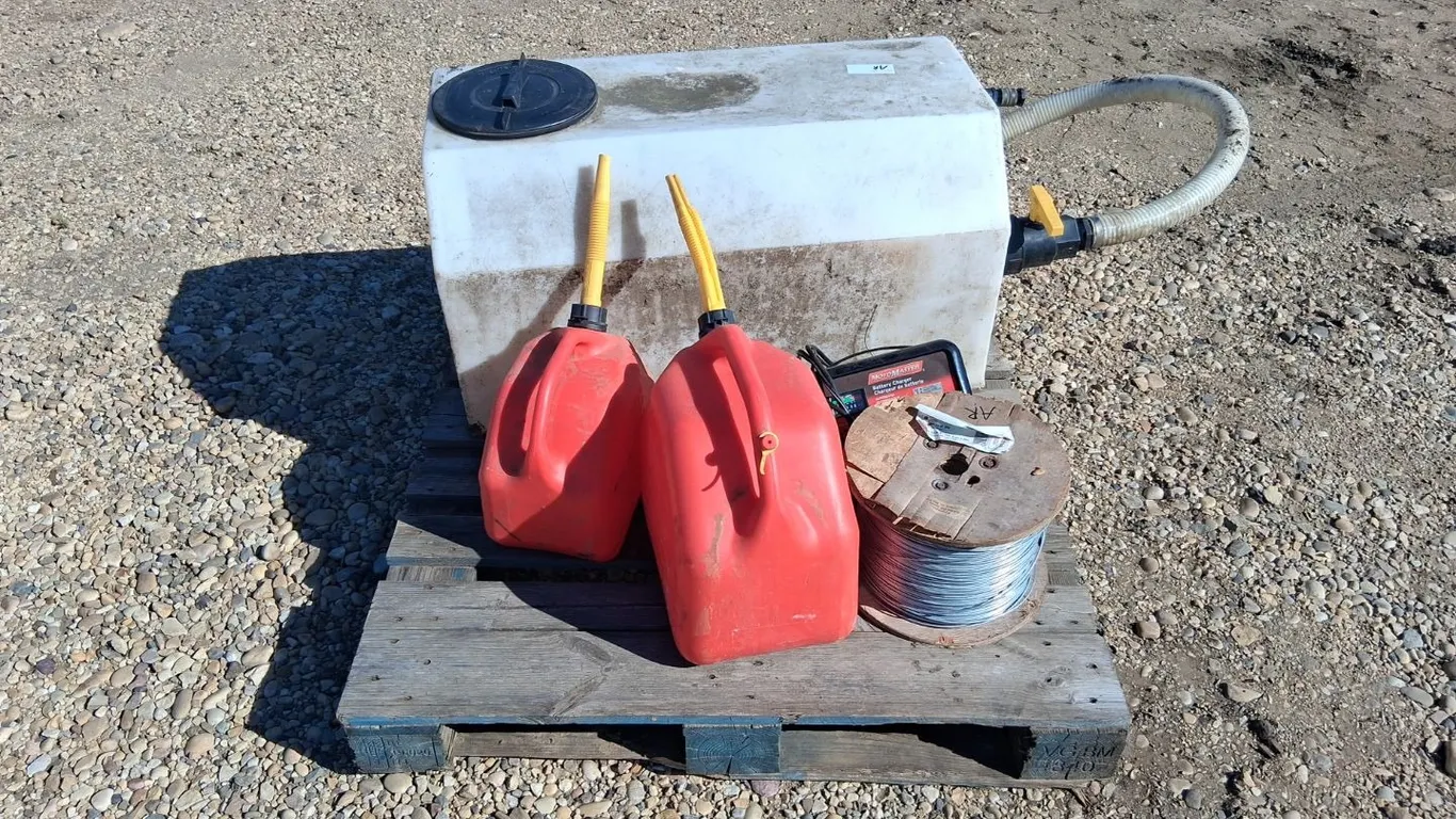 Plastic Tank, Battery Charger, High Tensile Wire