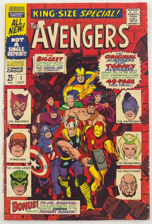 Avengers Special #1 Marvel 1967 King-Size Annual
