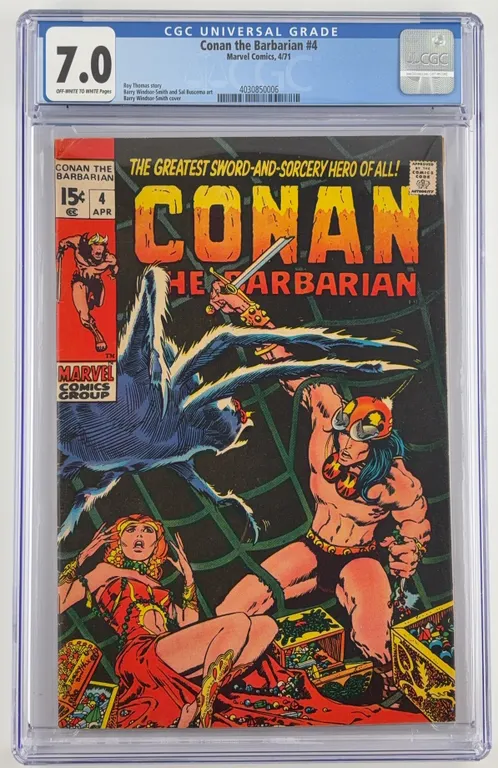 Conan the Barbarian #4 CGC 7.0 Marvel 1971