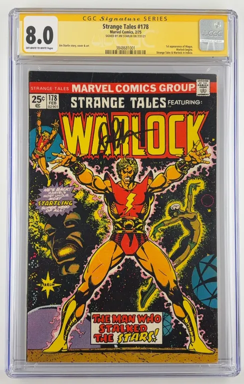 Strange Tales #178 CGC 8.0 Signature Series Marvel 1975