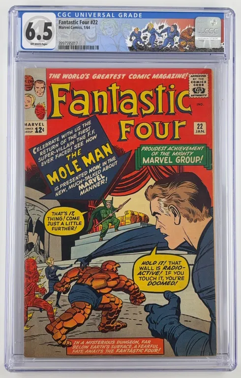 Fantastic Four #22 CGC 6.5 Marvel 1964