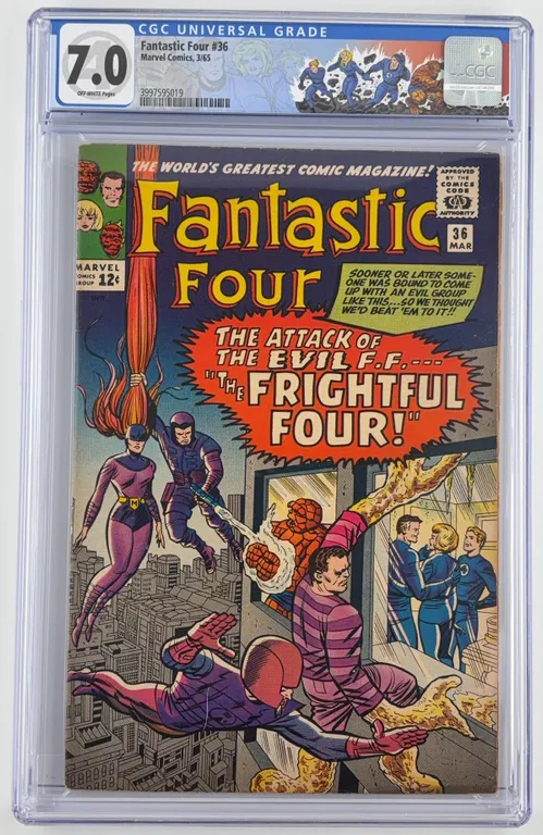 Fantastic Four #36 CGC 7.0 Marvel 1965