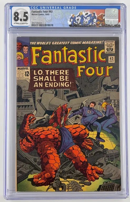 Fantastic Four #43 CGC 8.5 Marvel 1965