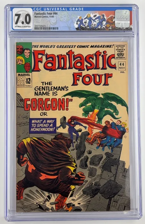 Fantastic Four #44 CGC 7.0 Marvel 1965