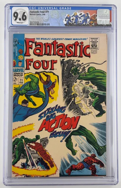 Fantastic Four #71 CGC 9.6 Marvel 1968